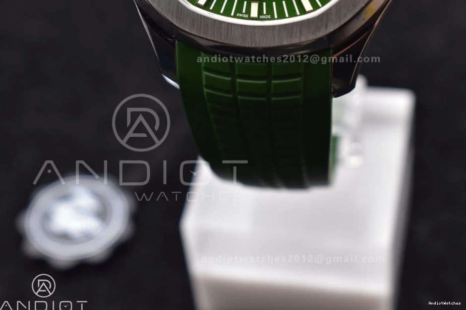 Rubber On 1:1 Aquanaut 514 Dial SS NewStyle Strap 324CS 5168G 42mm ZF Edition Green Green Best 0922